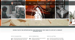 Desktop Screenshot of dioceseoftulsayouth.org